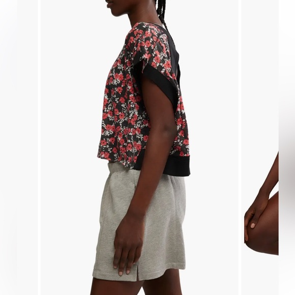 NWT FREE PEOPLE MOVEMENT My Time Printed Tee - Picture 8 of 8